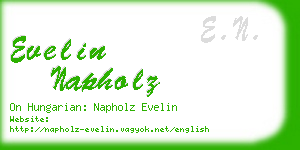 evelin napholz business card